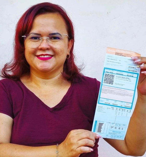 Ranes Nascimento, uma das contempladas com a Tarifa Social em Porto Velho.