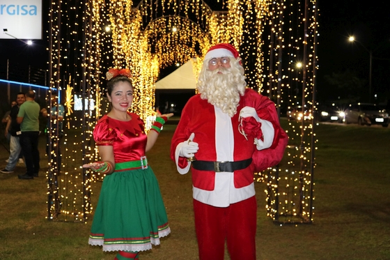 Iluminação de Natal em Porto Velho (RO). Foto: Divulgação/Energisa.