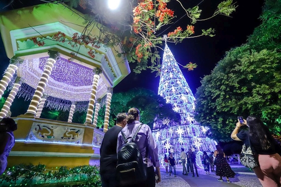 Natal Iluminado em Aracaju (SE). Foto: Michel de Oliveira/Secom