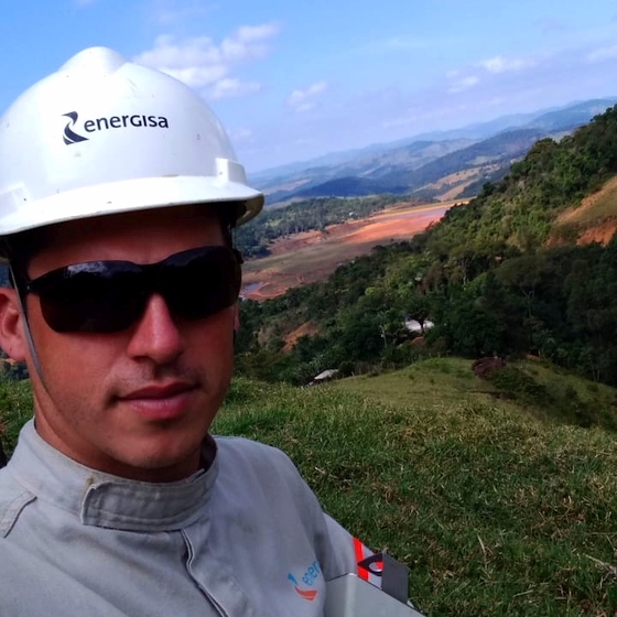 Paulo Vitor Riguete, técnico de distribuição da Energisa Minas Rio