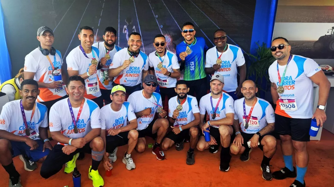 Atletas da Energisa na Corrida de Reis