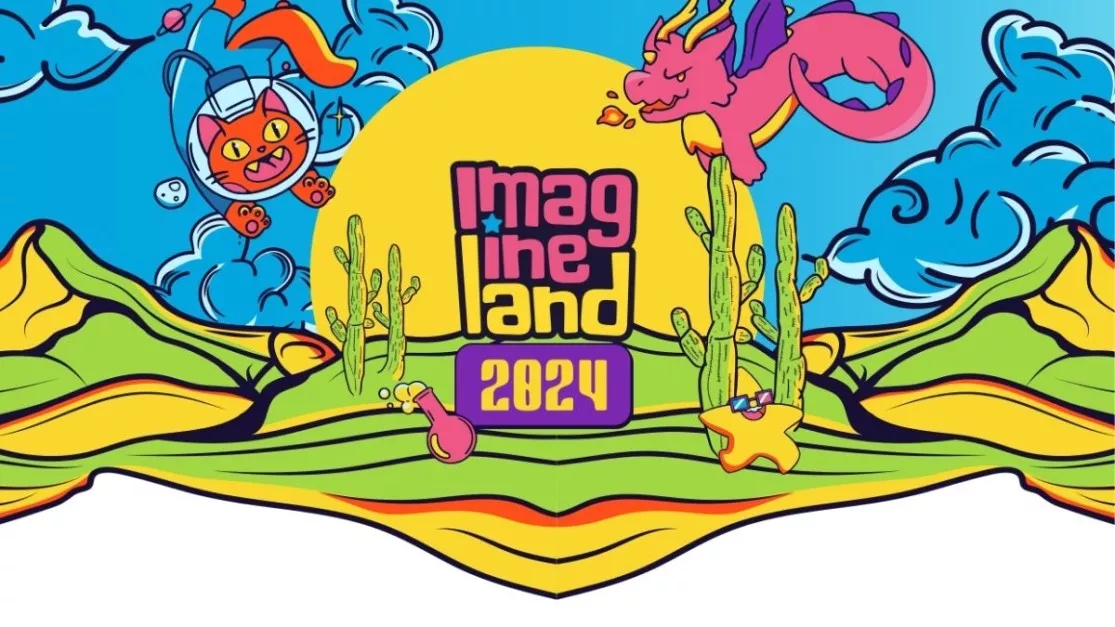 Banner com a logo do festival Imagineland