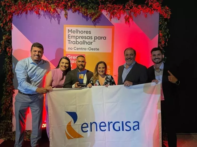 Equipe da Energisa MS na noite de premiação do GPTW