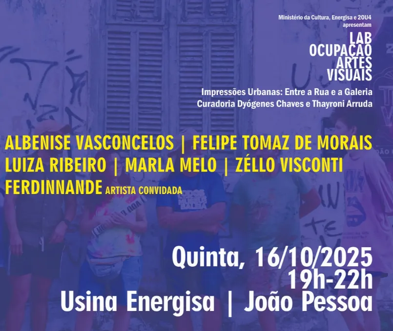 Exposição Impressões Urbanas: Entre a Rua e a Galeria